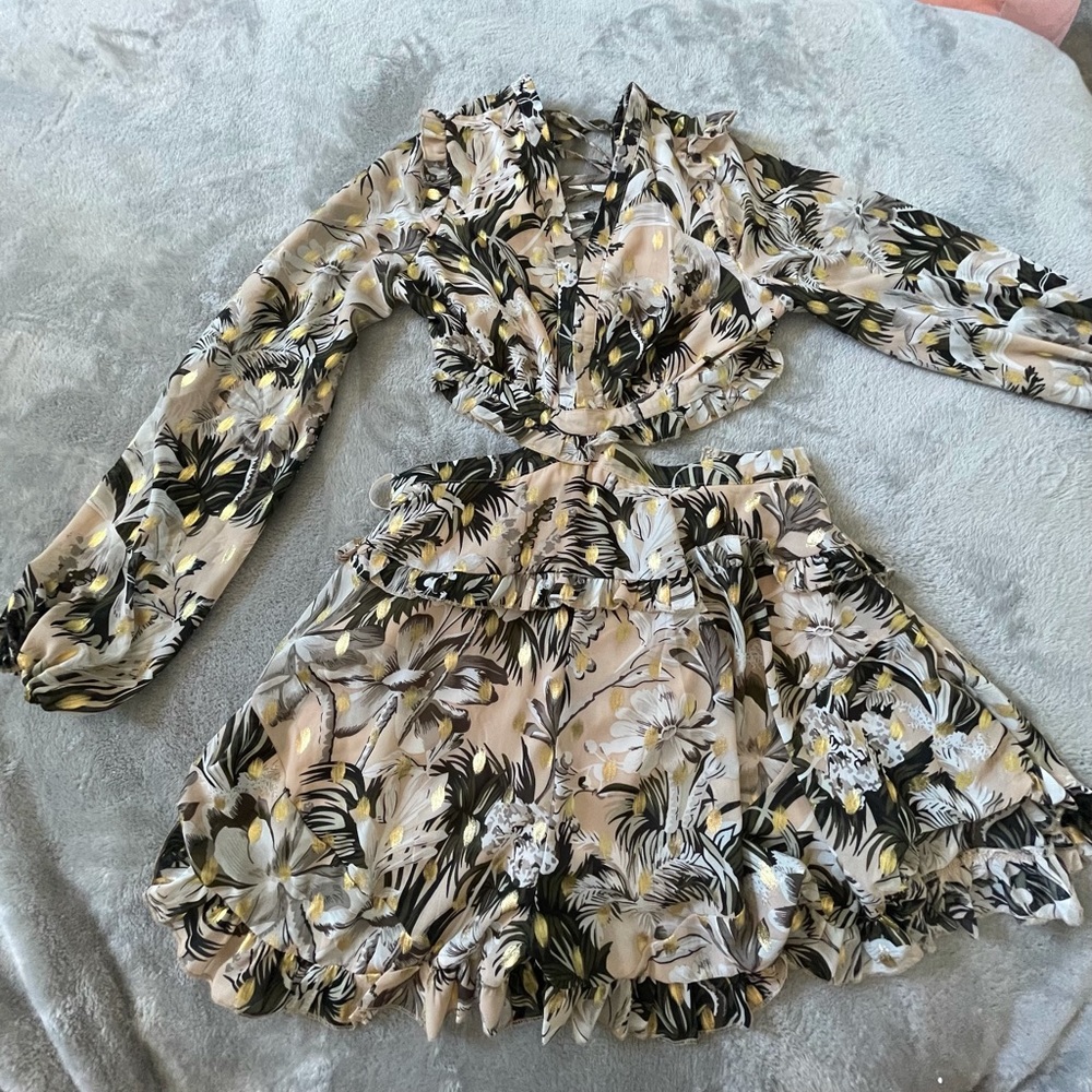 Floral Printed Fashion Nova Romper